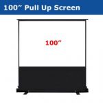 100" Pull Up Projection Screen Rental